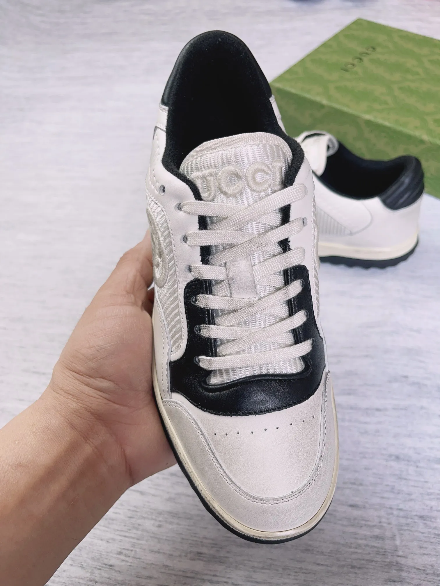 👟👟Ex-factory price 600👟👟 👑The top version of Gucci's latest popular MAC80 sneakers on the market, women's 35-40, men's 39-45 👏👏👏Welcome all bosses to compare and provide guidance...